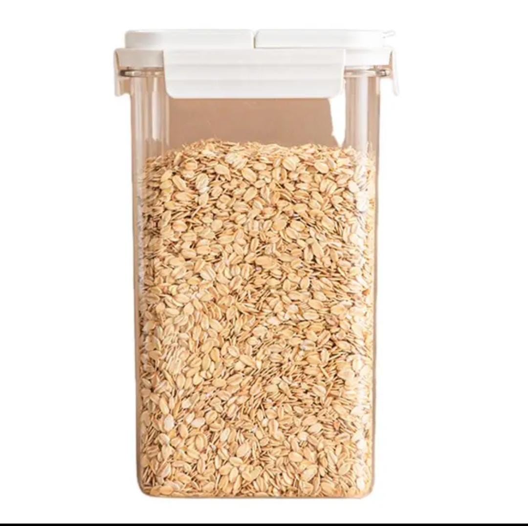 Quality airtight stackable acrylic cereal containers .