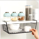 Under shelf organizer 
Metallic