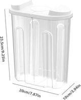 *Cereal Storage Container with Airtight Lids and 2 Compartments