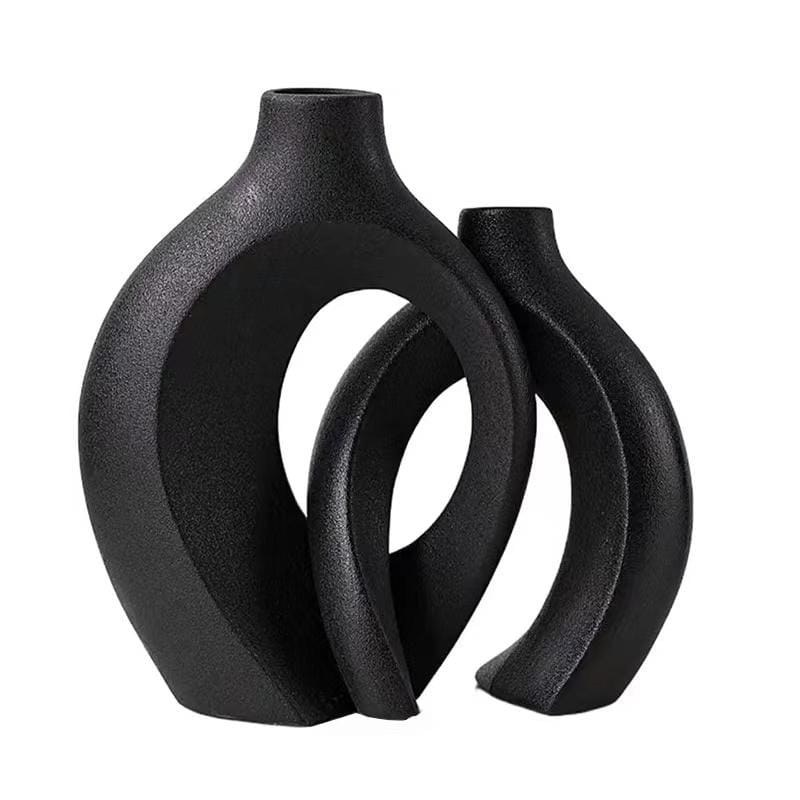 Classy Ceramic Snuggle Interlocking Vase Home Decoration