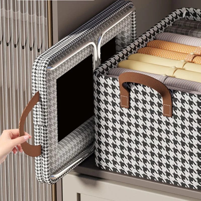 Wardrobe Foldable Clothes Organizer with a Cover