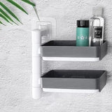 High quality Rotary drawer type  2in1 soap box  holder +bath towel holder