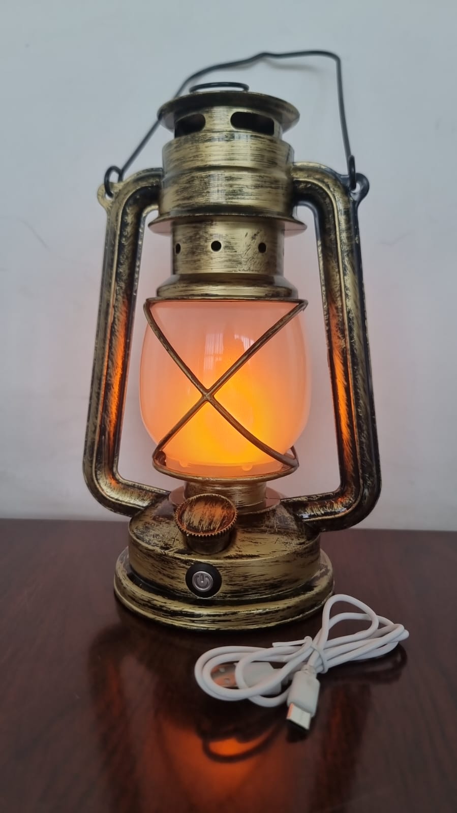 VINTAGE  DESIGN 35cm LED LANTERN