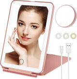 rechargeable LED travel tablet vanity mirror