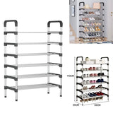 Detachable 6 layer shoe rack