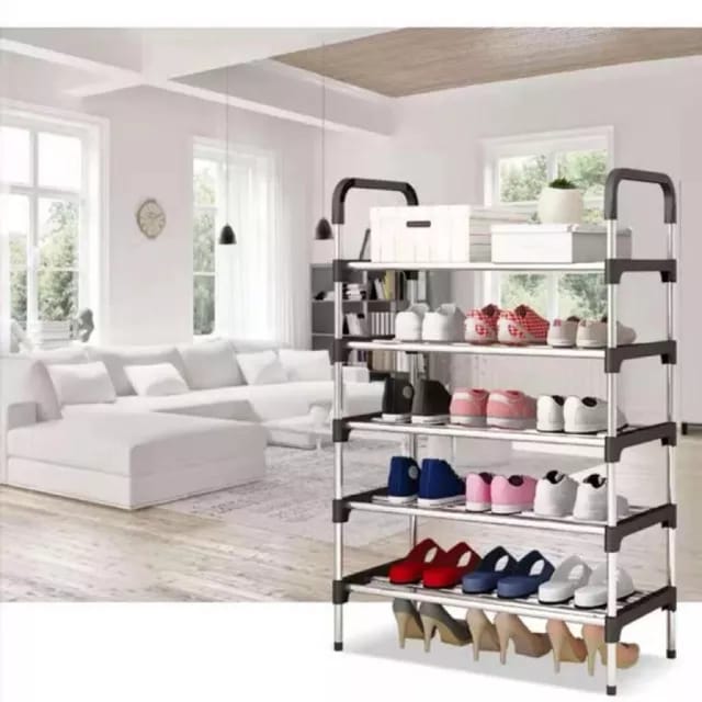 Detachable 6 layer shoe rack