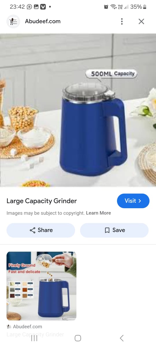 Very powerful 500ml electric fine grinder jug