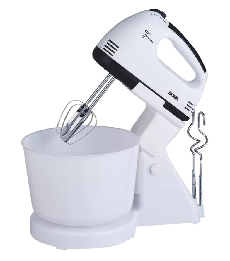 Boma Stand Mixer Auto Dough Mixer 7 Speed Adjustable Food Beater Kitchen Machine Mixer Home 2L Function Stable