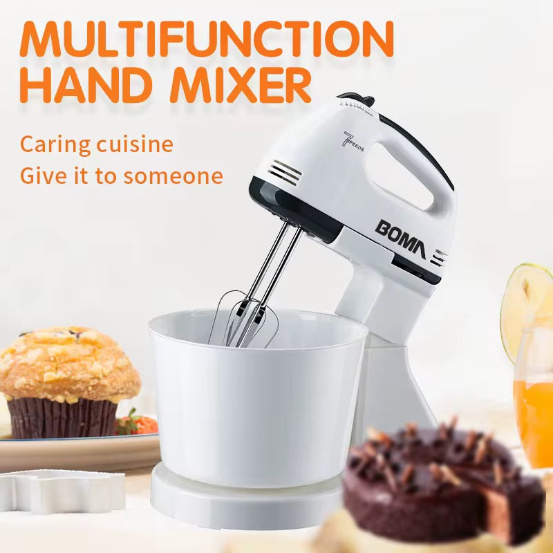 Boma Stand Mixer Auto Dough Mixer 7 Speed Adjustable Food Beater Kitchen Machine Mixer Home 2L Function Stable