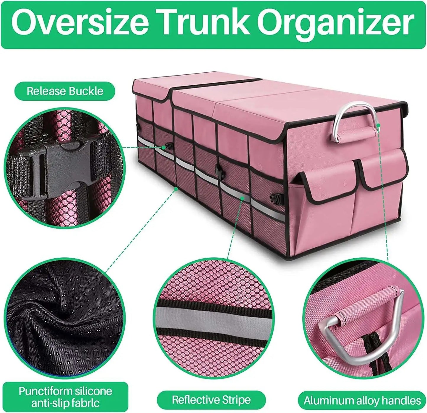 Premium Foldable Car Trunk Organizer