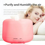 Ultrasonic humidifier-diffuser with remote control