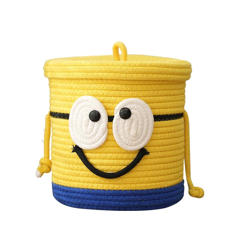 Cotton Rope Storage Basket Kids Toys Baskets