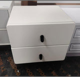 Nordic Luxury Double Nightstand Bedside Drawers With 2 Drawers Cabinets