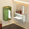 Luxury Tissue Serviette Box Wall-Mounted Acrylic Transparent Tissue Box