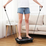 Ultra Slim Vibration Plate Exercise Machine, 3 Programs + 99 Levels,Full Whole Body Vibration Machine For Home Fitness