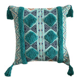 Tuffed Boho Vintage Cotton Pillow Cover