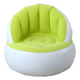 Comfortable Chair Pouf with Backrest,Inflatable Chair Sofa Cushion for Kids,Portable,Single Flocked Lightweight Camping Relaxing Seat