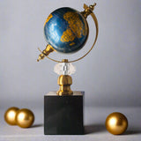 World Globe Marble Base Luxury Home/Office Decor ornament Gift