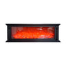 Tabletop Artificial LED Fireplace with Realistic Log Wood Burning Flame Simulation Effect for Decoration 60cm