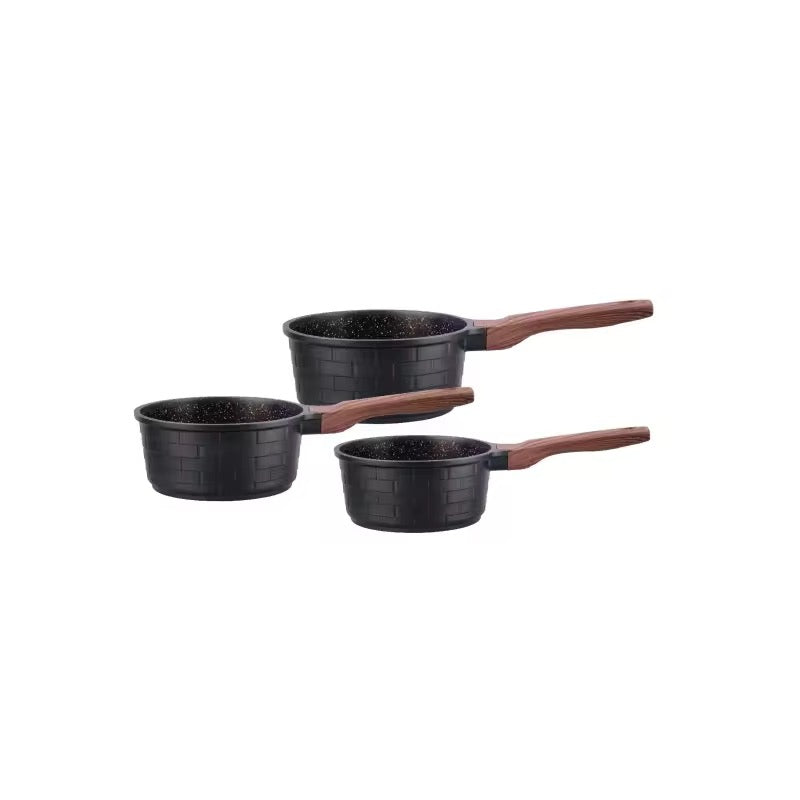 UccLife Granite Coated Sauce Pan 3pcs Set