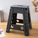 Folding Step Stool Foldable for Adults and Kids Heavy Duty Stepping Stool with Handle