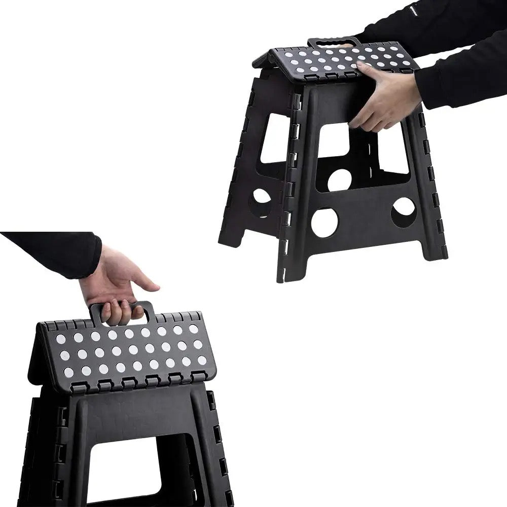 Folding Step Stool Foldable for Adults and Kids Heavy Duty Stepping Stool with Handle