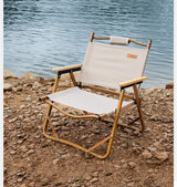 Portable Foldable Kermit Chair, Outdoor Chair, Resort Chair, Compact, Foldable, Camping Chair, Easy Assembly, Backrest, Low Style, Leisure Chair