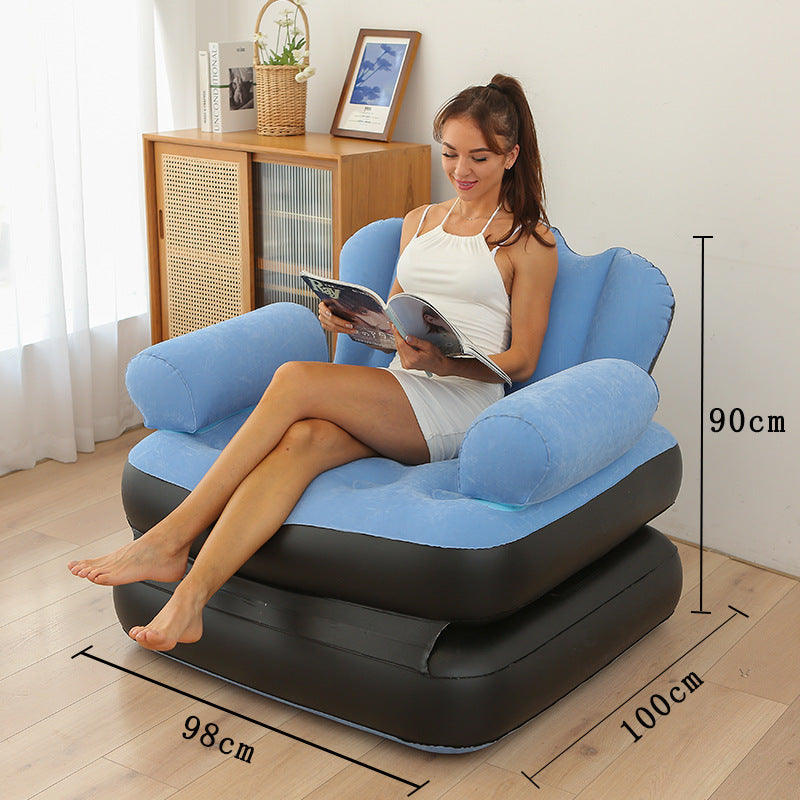 Inflatable Couch, 5 in 1 Double Layer Inflatable Sofa Bed