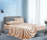 Luxury Silky Soft Mulberry Fitted Bedsheets Bed Set- King Size