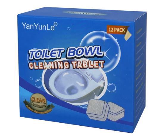 Toilet Bowl Antibacterial Cleaning Tablets-12Pcs