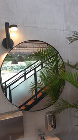 Contemporary Round Decor Mirror For Bathroom Vanity Entryway Mirror Living room