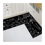 2pcs Anti-slip Kitchen Floor Mat Set