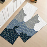 2pcs Anti-slip Kitchen Floor Mat Set