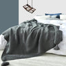 Knitted Throw Blanket with Tassel Knit Blanket for Couch Chair Bed