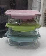 3 Grid Microwave Lunch Box Large Capacity 1400mls