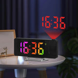 180% Projection LED Digital Clock With Alarm Clock For Table