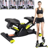 Steppers for Exercise Mini Stepper Machine with Display Step Exercise Machine for Home Workout Up Down Swing Stepper for Leg Arm Full Body Trainer