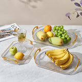 3 Pcs Nordic Luxury Acrylic Snack Fruits Tray