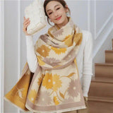 Women Scarf Winter Windproof  Lady Long Shawls Faux  Bandana Scarves Wraps