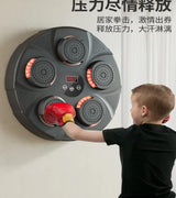 Wall Mounted Punch Boxing Trainer with LED Display.