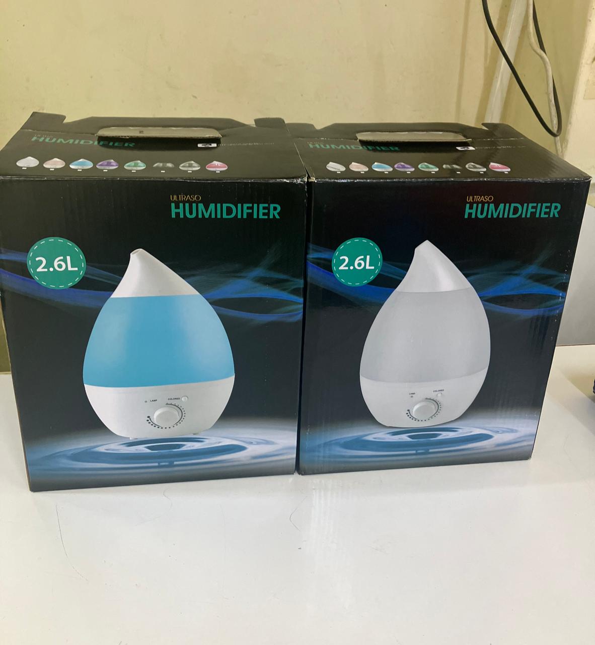 Essential Oil Diffuser, Ultrasonic Humidifier 2.6l Ultrasonic Aroma Air Humidifier