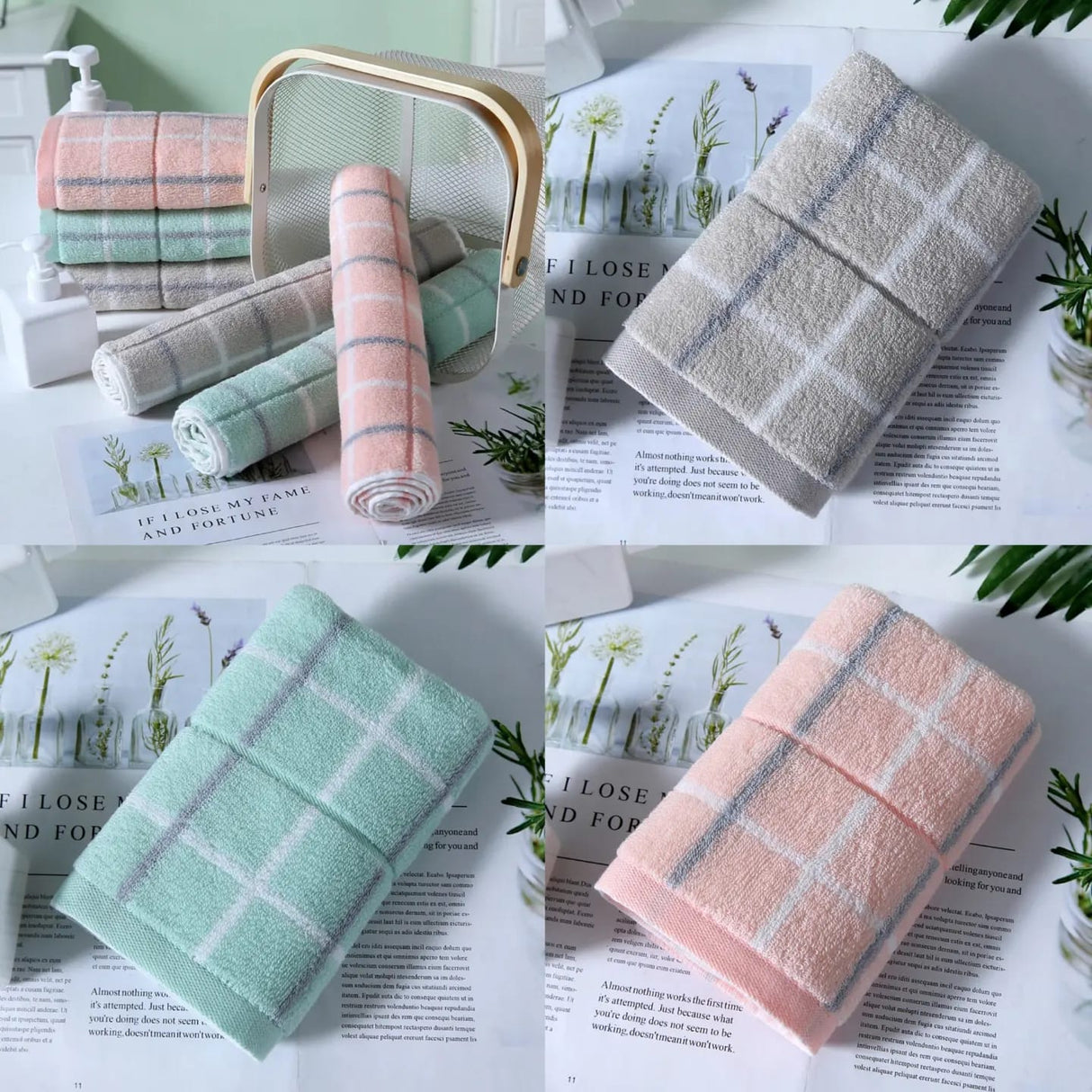 100% Cotton Turkish Towel Luxury Wash  Hand Towels