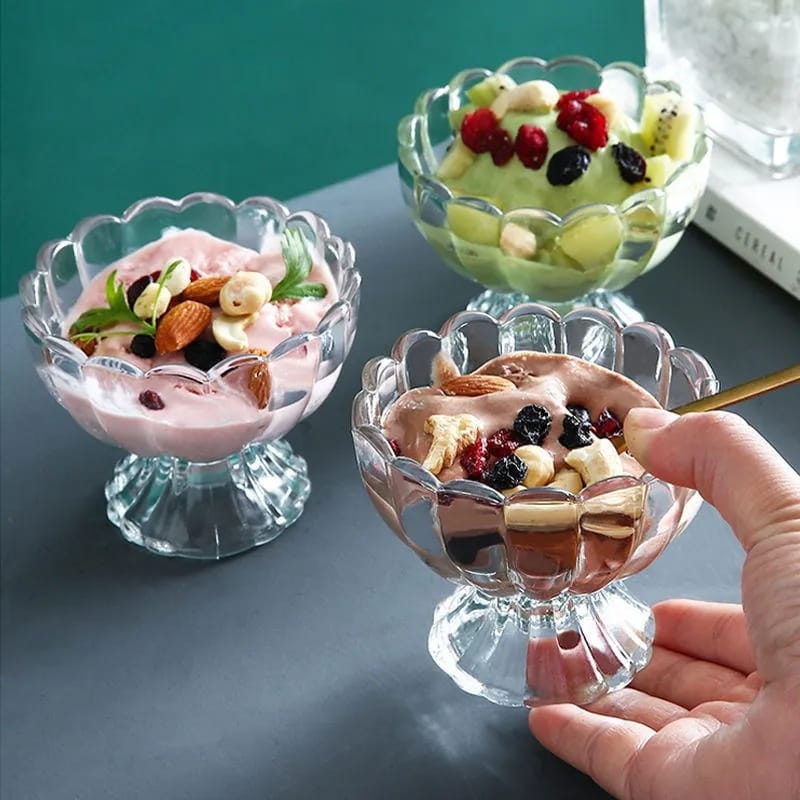 2Pcs Cocktail Glass Dessert Cup