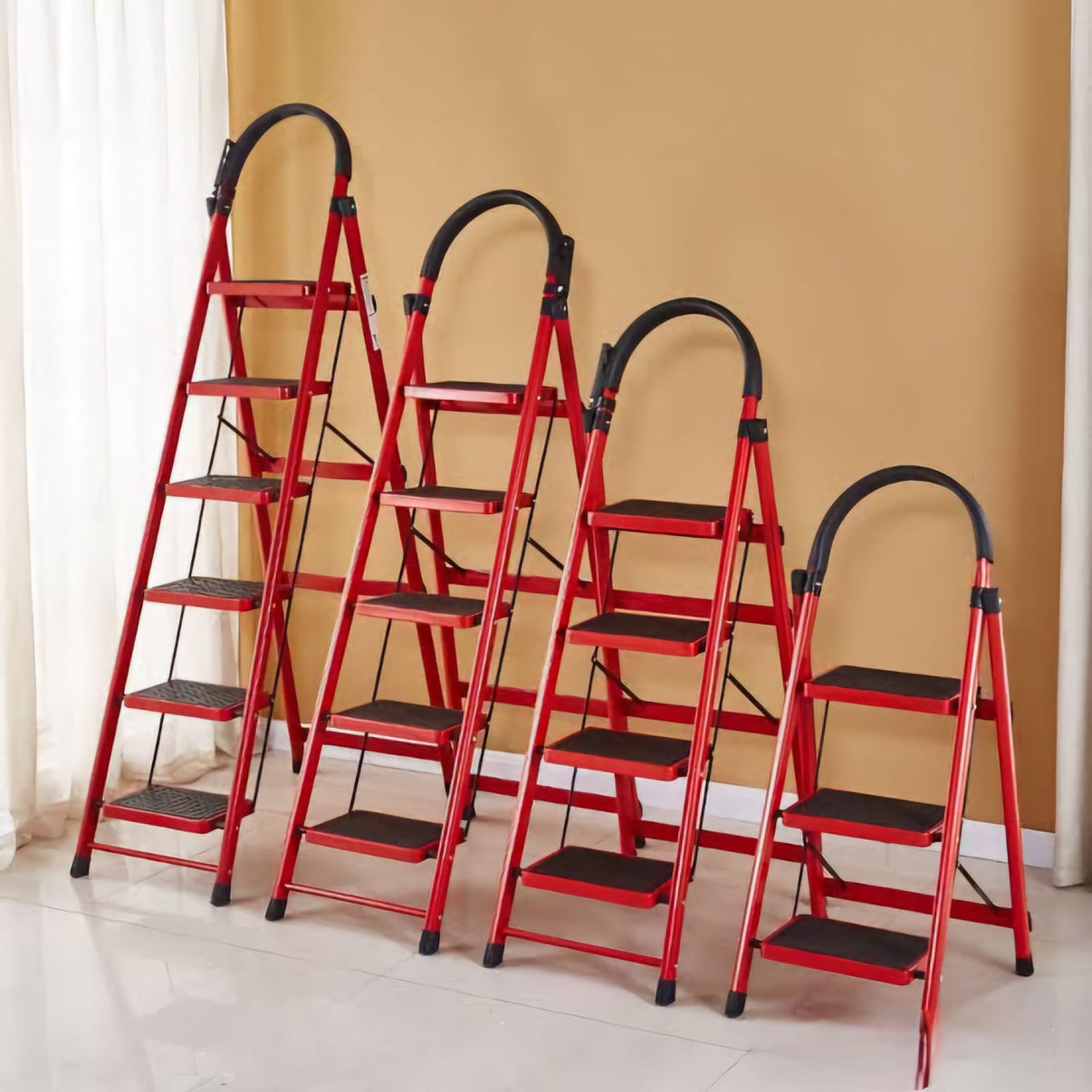 Home Step Ladder Solid Steel, Folding Non-slip Step Ladder – Homelux Kenya