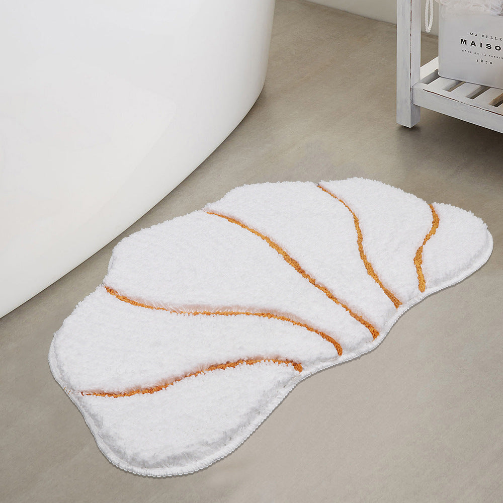 Bathroom Floor Mat Non Slip Bath RugsDoor Mat Shell Shape