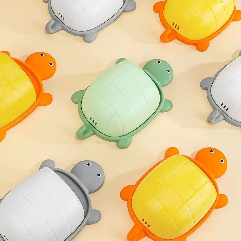 Turtle-shaped Storage Box Ventilated Tooth Paste Holder