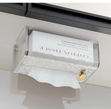 Luxury Tissue Serviette Box Wall-Mounted Acrylic Transparent Tissue Box