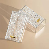 Luxury Tissue Serviette Box Wall-Mounted Acrylic Transparent Tissue Box