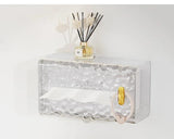 Luxury Tissue Serviette Box Wall-Mounted Acrylic Transparent Tissue Box