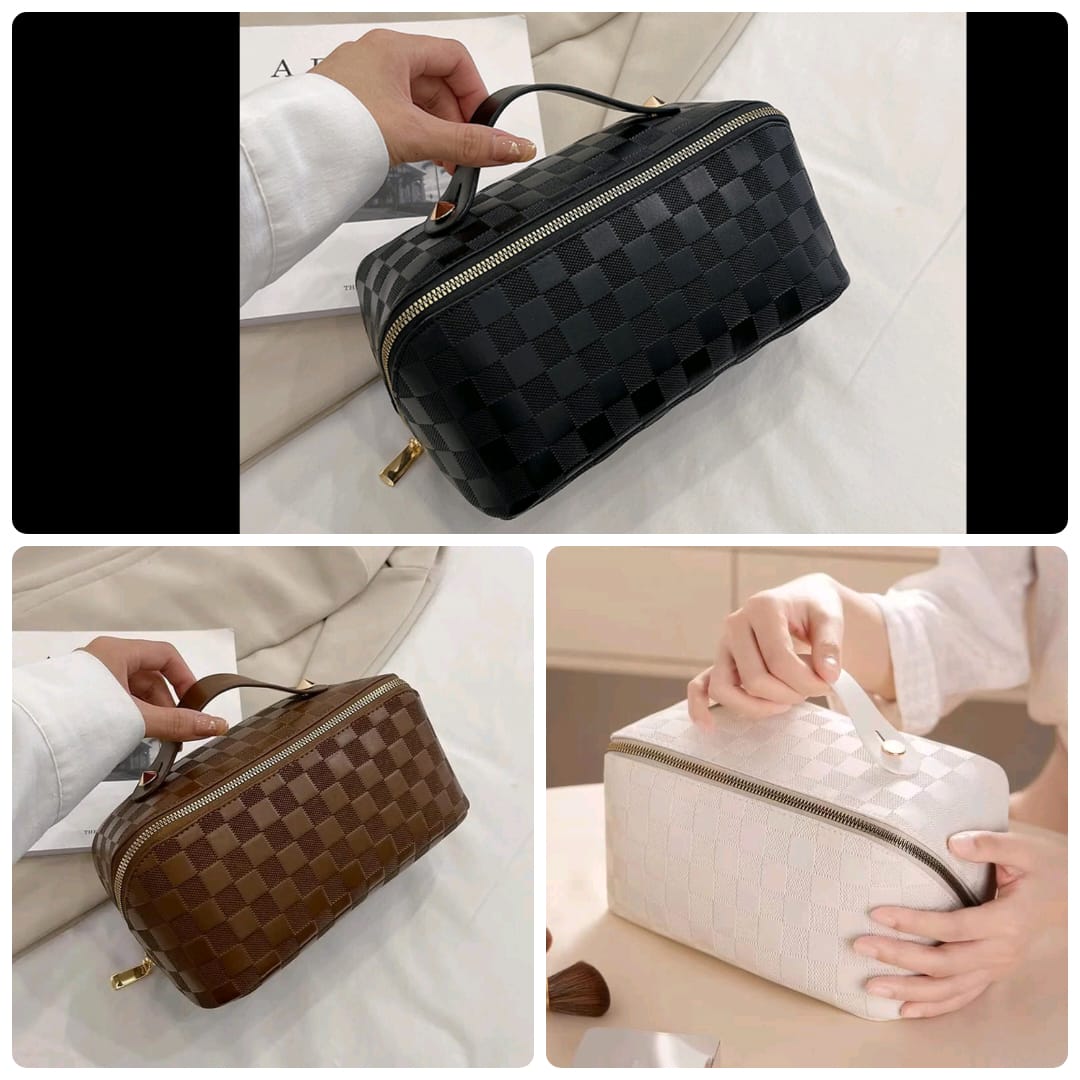 Pu Leather Cosmetic Storage Bags